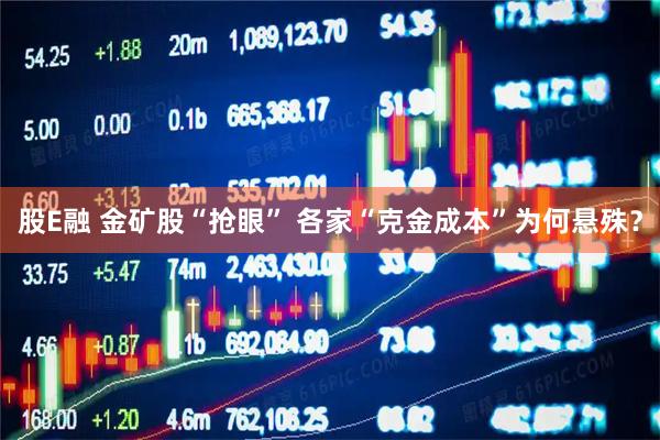 股E融 金矿股“抢眼” 各家“克金成本”为何悬殊？